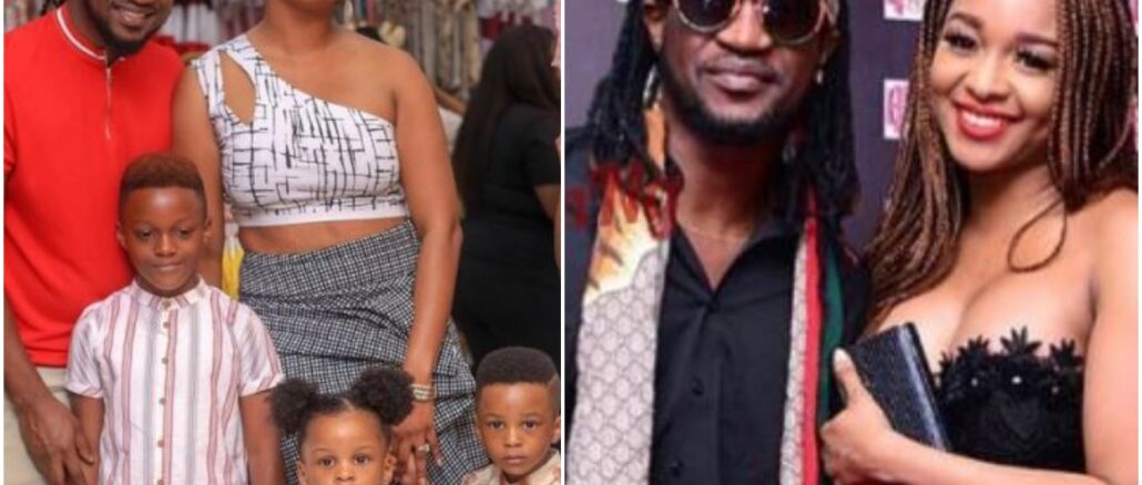 Paul Okoye, wife Anita and Children