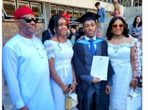 Makinde, Ikpeazu join Wike in UK as son graduates from university [PHOTOS]