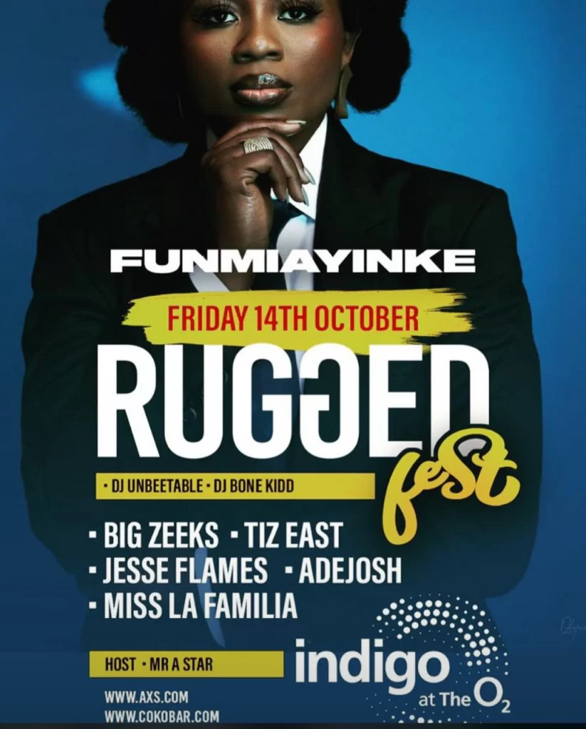 FunmiAyinke Performing Live @RUGGEDFEST - (DETAILS)