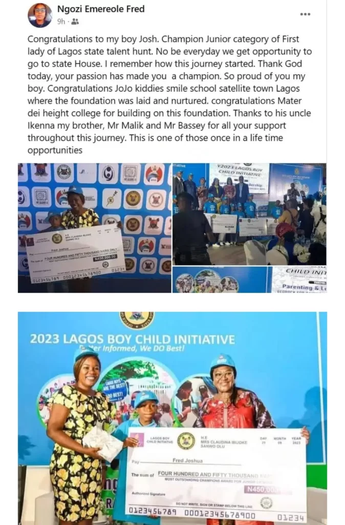 11-Year-Old Boy Wins Lagos Govt Coding Award (Photo)